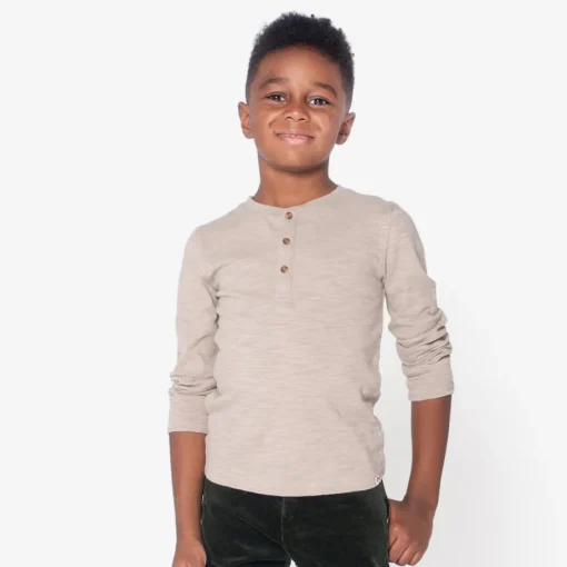 Appaman Henleys & Polos-Allday Henley Taupe