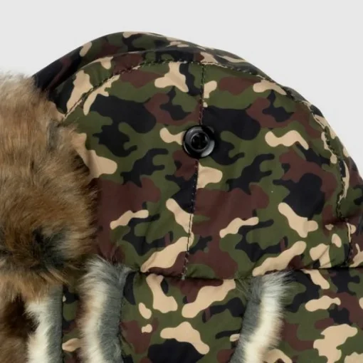 Appaman Winter Accessories|Hats-Benji Hat OliveCamo
