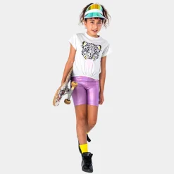 Appaman Shorts-Bike Shorts MetallicPink