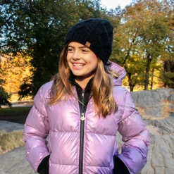 Appaman Winter Accessories|Accessories-Bonnie Beanie BlackCableKnit