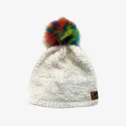 Appaman Accessories|Hats-Boucle Hat WhiteRainbow