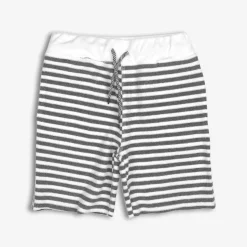 Appaman Shorts-Camp Shorts GreyStripeTerry