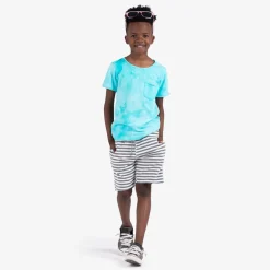 Appaman Shorts-Camp Shorts GreyStripeTerry