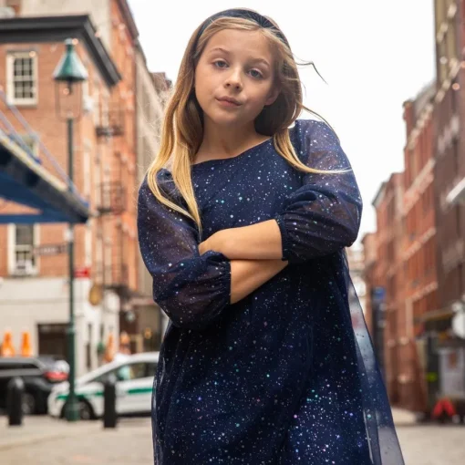Appaman Party Dresses-Chelsea Bow Dress NavyBlue