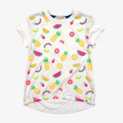 Appaman Tees-Circle Tee SpeckledWhite