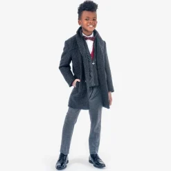 Appaman Winter Coats|Winter Coats-City Overcoat Houndstooth