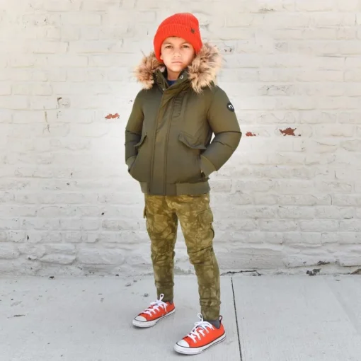 Appaman Winter Coats|Winter Coats-City Transit Coat MilitaryOlive