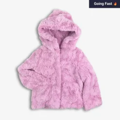 Appaman Winter Coats|Winter Coats-Cleo Faux Fur Coat PinkMousse