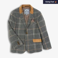 Appaman Vests & Jackets|Vests & Jackets-Club Jacket SmokyWindowpane
