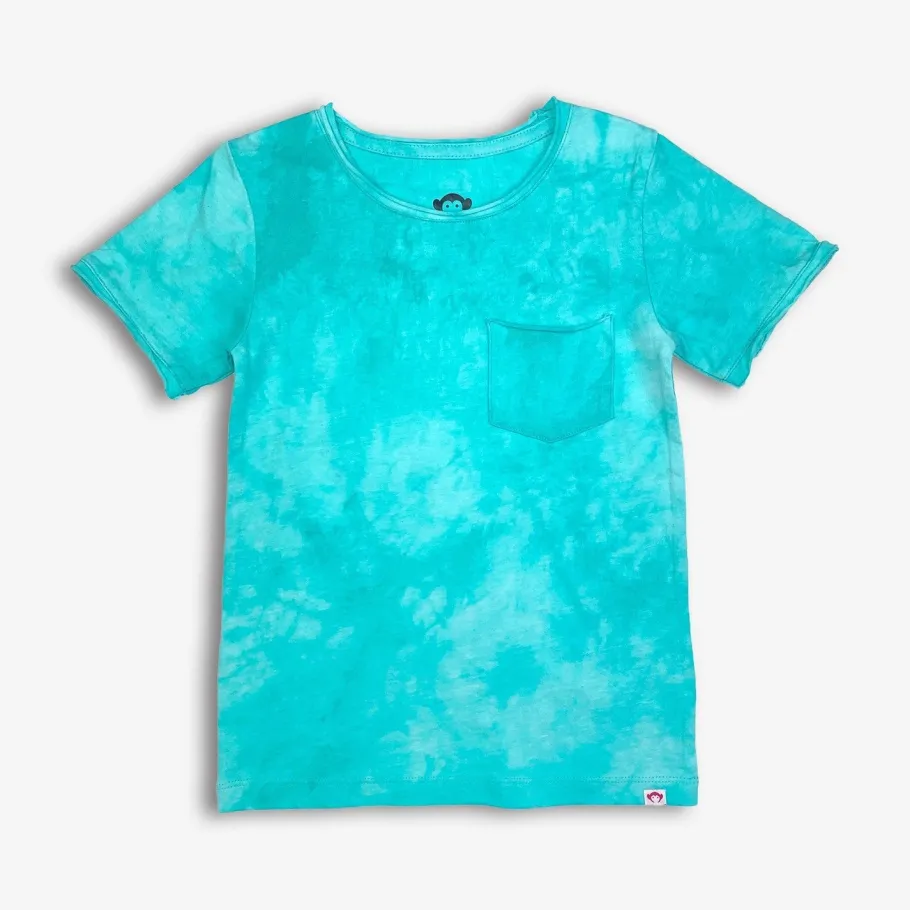 Appaman Graphic Tees-Concert Tee TealTieDye