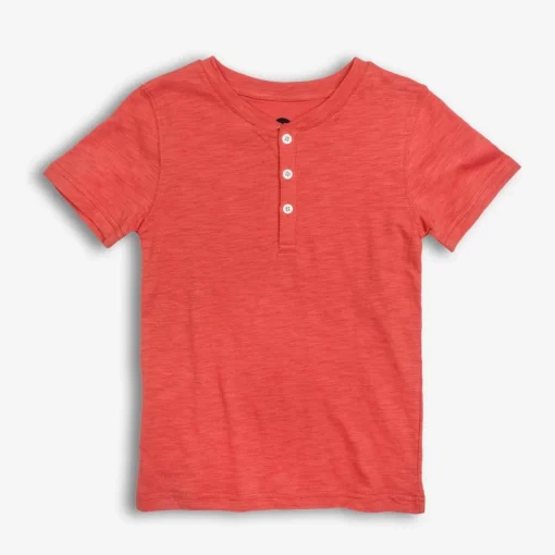 Appaman Henleys & Polos-Day Party Henley Coral