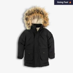 Appaman Winter Coats|Down Coats-Denali Down Coat Black