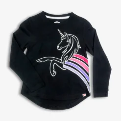 Appaman Tees-Elara Tee RainbowUnicorn