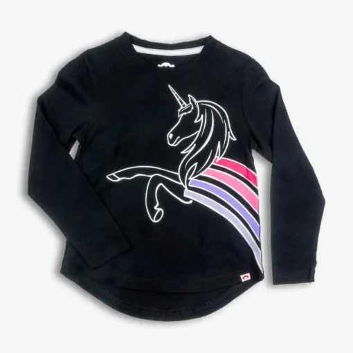 Appaman Tees-Elara Tee RainbowUnicorn
