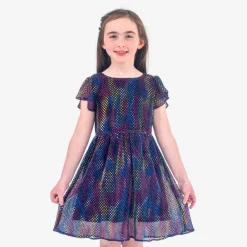 Appaman Party Dresses-Ellie Dress MetallicDots