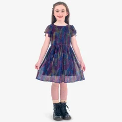 Appaman Party Dresses-Ellie Dress MetallicDots