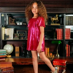 Appaman Party Dresses-Emma Dress Fuchsia