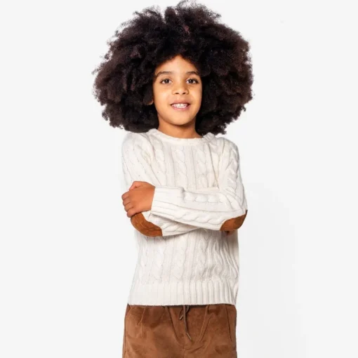 Appaman Sweaters|Sweatshirts & Hoodies-Fisherman Sweater WinterWhite