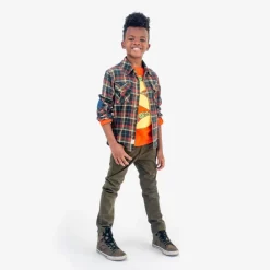 Appaman Flannels|Sweatshirts & Hoodies-Flannel Shirt Eden/TigerlilyPlaid