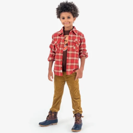 Appaman Flannels|Sweatshirts & Hoodies-Flannel Shirt BossaNovaPlaid