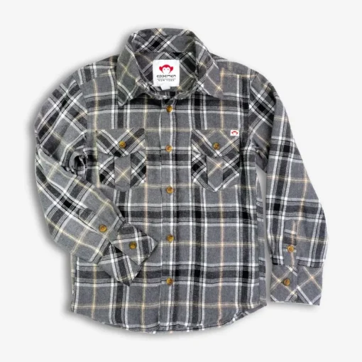 Appaman Flannels|Sweatshirts & Hoodies-Flannel Shirt GreigePlaid