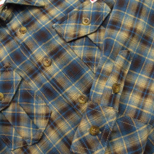 Appaman Flannels|Sweatshirts & Hoodies-Flannel Shirt Chocolate/BluePlaid