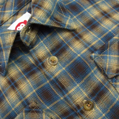 Appaman Flannels|Sweatshirts & Hoodies-Flannel Shirt Chocolate/BluePlaid