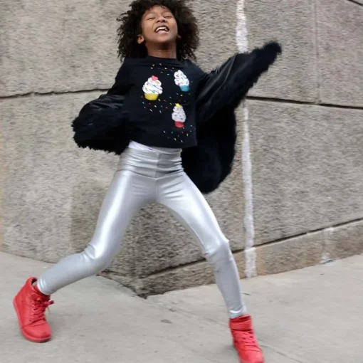 Appaman Leggings-Fleece Lined Leggings Champagne