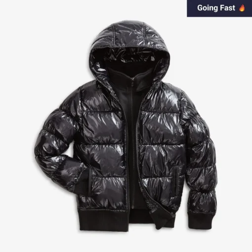 Appaman Winter Coats|Winter Coats-Flurry Coat ShinyBlack