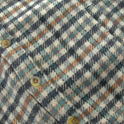 Appaman Flannels|Sweatshirts & Hoodies-Glen Hooded Shirt Beige/TealCheck
