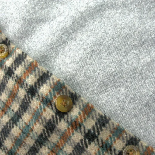 Appaman Flannels|Sweatshirts & Hoodies-Glen Hooded Shirt Beige/TealCheck