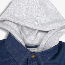 Appaman Sweatshirts & Hoodies-Glen Hooded Shirt DenimBlue