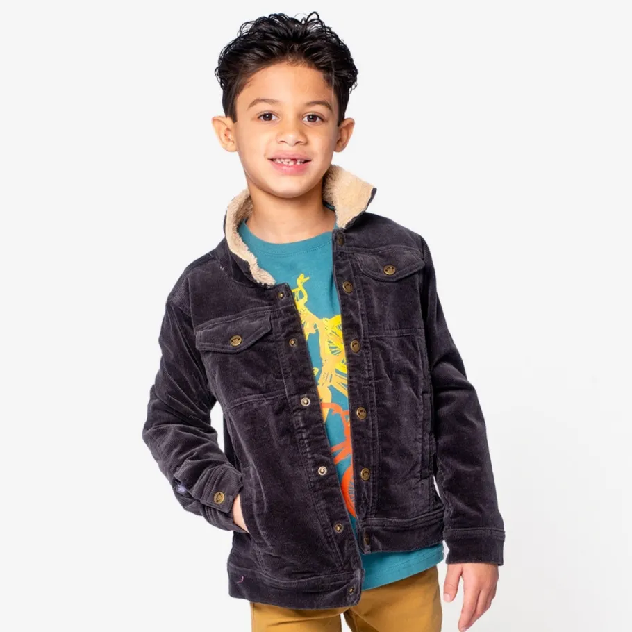 Appaman Winter Coats|Winter Coats-Heritage Cord Jacket VintageBlack