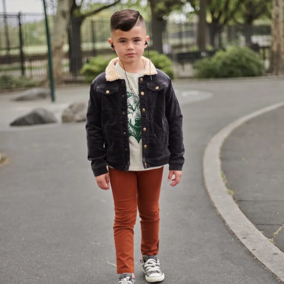 Appaman Winter Coats|Winter Coats-Heritage Cord Jacket VintageBlack