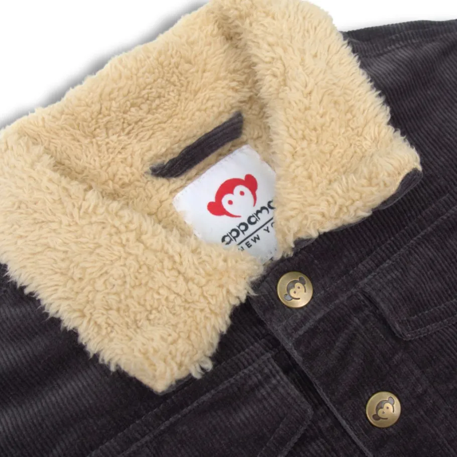 Appaman Winter Coats|Winter Coats-Heritage Cord Jacket VintageBlack