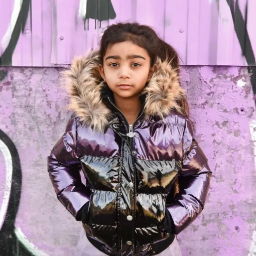 Appaman Winter Coats|Winter Coats-Kyla Puffer Coat Plum/Black