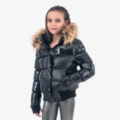 Appaman Winter Coats|Winter Coats-Kyla Puffer Coat BlackMix
