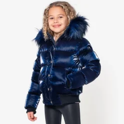 Appaman Winter Coats|Winter Coats-Kyla Puffer Coat NavyShine