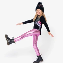 Appaman Leggings|Pants-Leggings MetallicPink