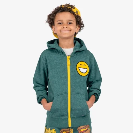 Appaman Sweatshirts & Hoodies|Graphic Tees-Magic Zip Hoodie DarkGreen