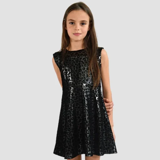 Appaman Casual Dresses-Mara Dress BlackLeopard