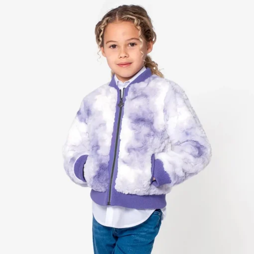 Appaman Sweaters|Winter Coats-Nikki Bomber Jacket PurpleLavender