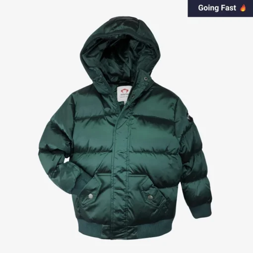 Appaman Winter Coats|Down Coats-Puffy Coat ForestGreen