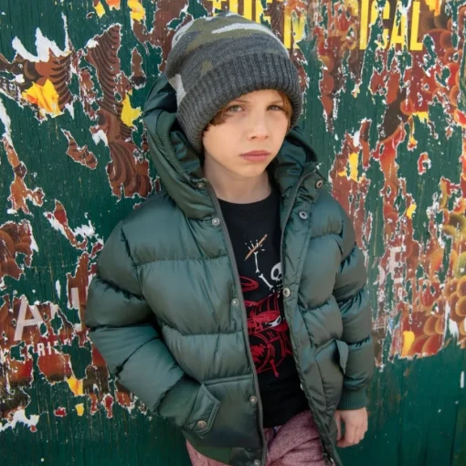 Appaman Winter Coats|Down Coats-Puffy Coat ForestGreen