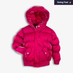 Appaman Winter Coats|Down Coats-Puffy Coat DeepPink
