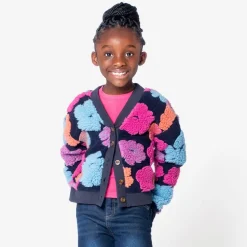 Appaman Sweaters-Raya Cardigan Set MultiFloral