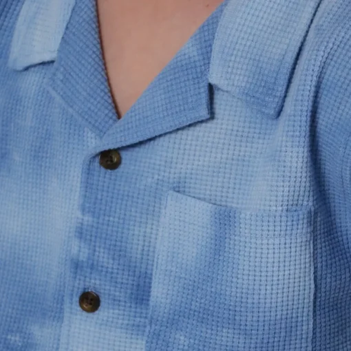 Appaman Henleys & Polos-Resort Shirt BlueTieDye