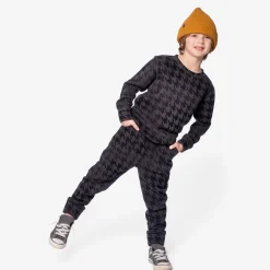 Appaman Sweatpants|Pants-Rest Day Sweatpants BlackHoundstooth