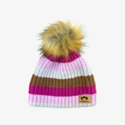 Appaman Winter Accessories|Accessories-Saunter Beanie PinkStripes