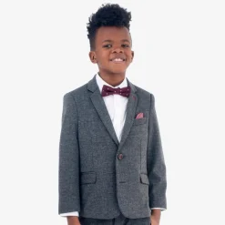 Appaman Ties & Belts|Ties & Belts-Silk Bow Tie BurgundyDots
